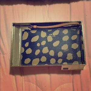 NWT Coach Deer Spot Small Wristlet
